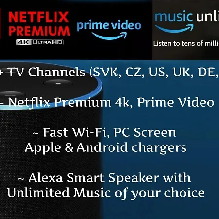 E1 Luxury Oldtown - 2x Parking, Foodstore, Pcscreen, Netflix, Unlimited Music, Crib, Babychair, Fastwifi, Aircon Lejlighed *