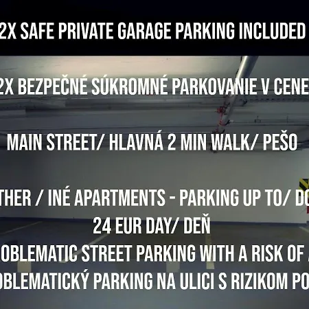 E1 Luxury Oldtown - 2x Parking, Foodstore, Pcscreen, Netflix, Unlimited Music, Crib, Babychair, Fastwifi, Aircon コシツェ
